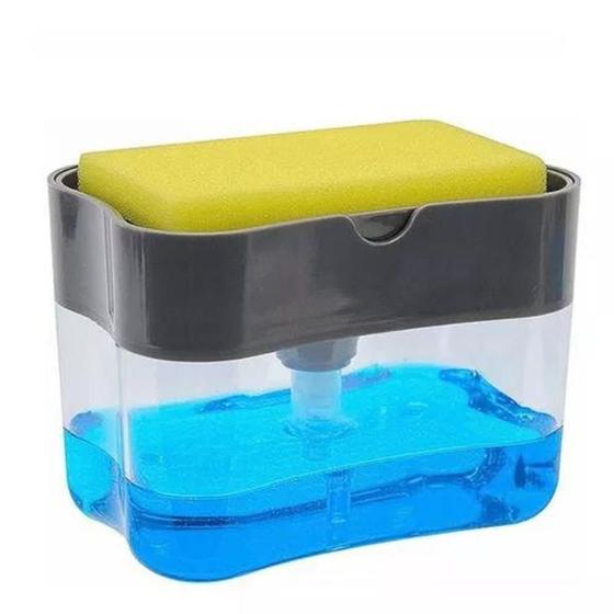 Imagem de Dispenser 2 em 1 para detergente 14x10cm c/