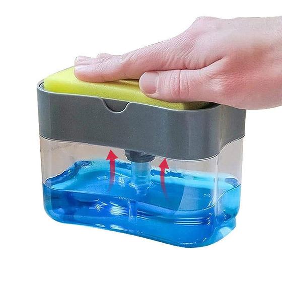 Imagem de Dispenser 2 em 1 - Porta Detergente e Porta Esponja