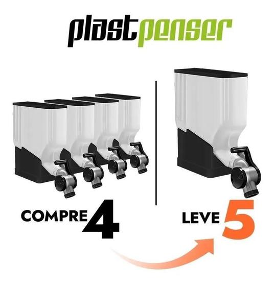 Imagem de Dispenser 20l/ 10kg Compre 4 Leve 5 Plastpenser Mec