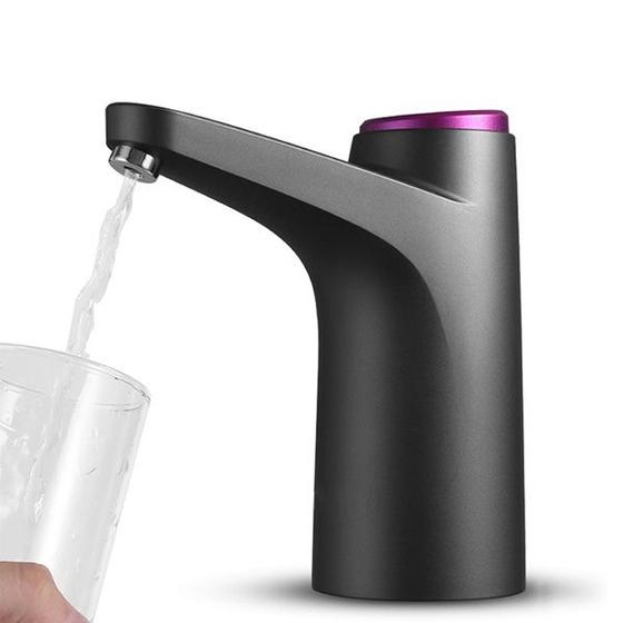 Dispenser Bomba Elétrica Garrafão Galão Água Automático Recarregável USB Premium Menor preço em Dispenser Bomba Elétrica Garrafão Galão Água Automático Recarregável USB Premium