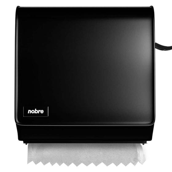 Imagem de Dispenser Com Alavanca Toalha Bobina Preto - Brave - Nobre