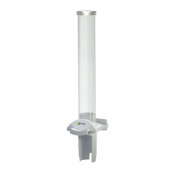 Imagem de Dispenser de Acrílico para Copos  180/200ml com dosador Fortcom