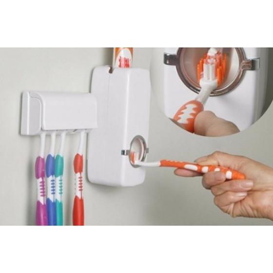Dispenser de creme dental, pasta de dente, suporte para escova Porta