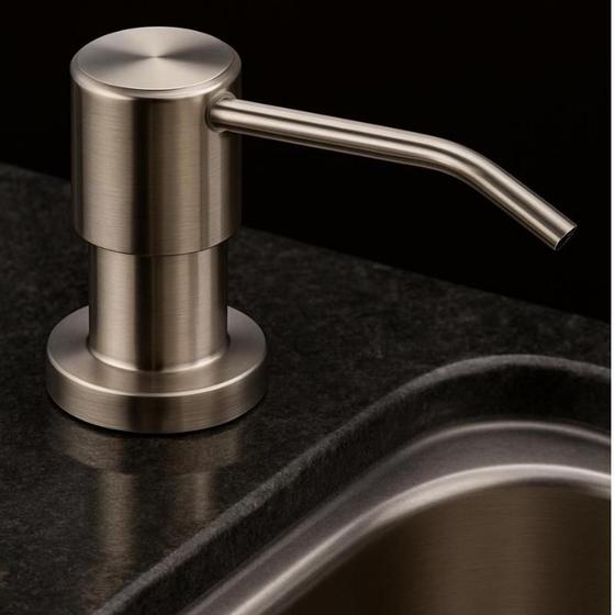 Imagem de Dispenser Embutido Inox 304 Escovado 500ml  Detergente ou Sabonete  Moderno e Prático  WESTING by BSMIX