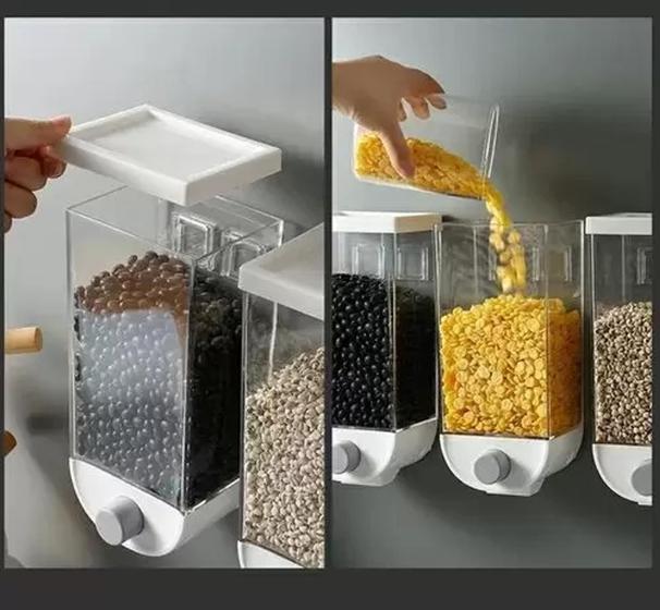 Dispenser para cereais 1000ml Clink Porta Cereal Magazine Luiza