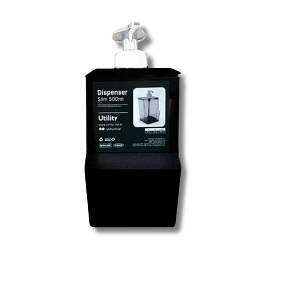 Imagem de Dispenser para detergente com suporte bucha cor preta