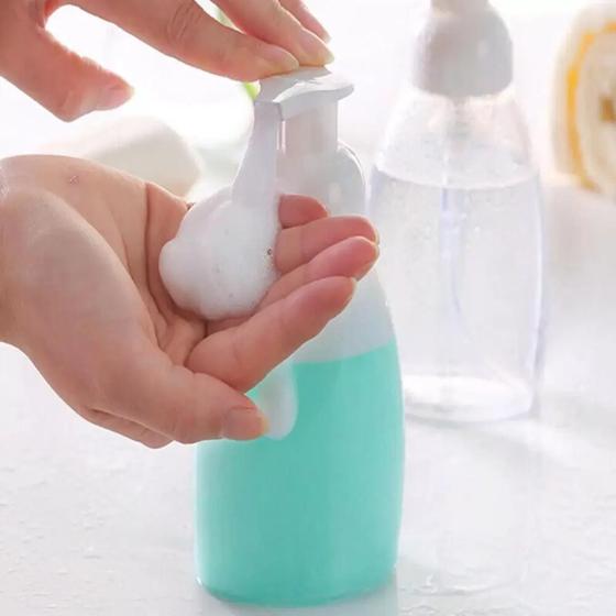 Dispenser Para Sabonete Saboneteira Líquido Com Bomba De Espuma 300ml Menor preço em Dispenser Para Sabonete Saboneteira Líquido Com Bomba De Espuma 300ml
