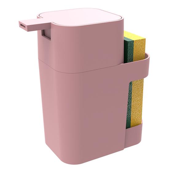 Imagem de Dispenser Porta Detergente Esponja Sabão Liquido 600ml De Pia Cozinha - Soprano