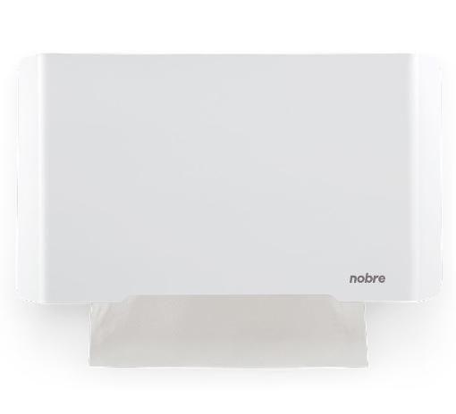 Imagem de Dispenser Porta Papel Toalha Inox Interfolha Banheiro Branco