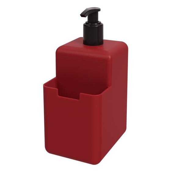 Imagem de Dispenser Single 500ml Coza 8 x 10,5 x 18,2 cm - Vermelho Bold Coza