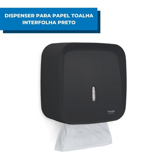 Imagem de Dispenser Toalheiro Porta Papel Toalha Interfolha Invoq