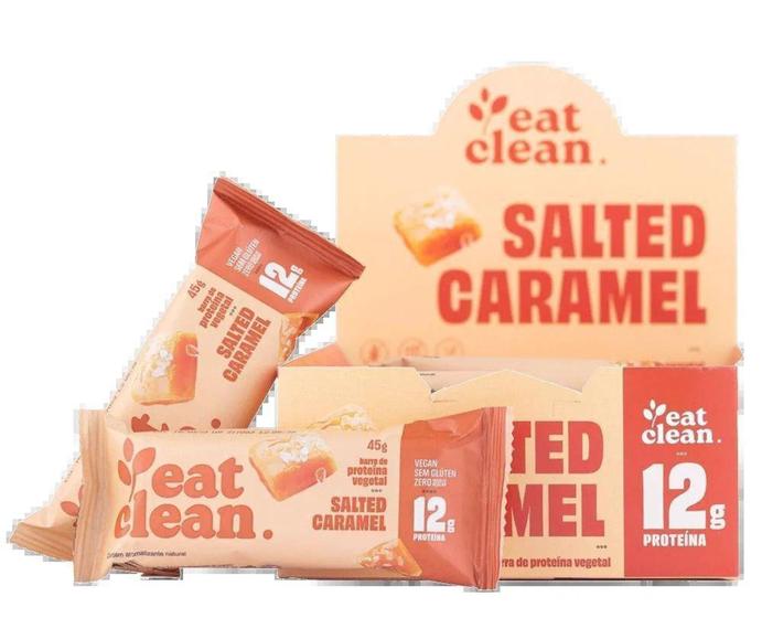 Imagem de Display 12Un Barra Proteína Salted Caramel 45G - Eat Clean