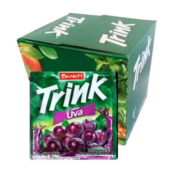 Imagem de Display 15 unidades Refresco em Pó Trink Uva 25g - Caixa com 15x25g