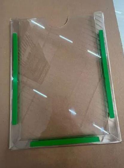 Imagem de Display A4 (21x30cm) Petg Vertical Folha Folder Escritório 10pçs