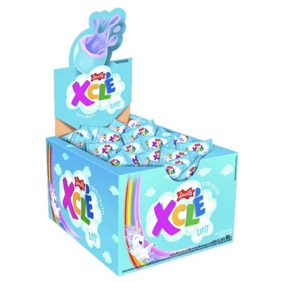 Imagem de Display Chiclete Unicórnio Tutti Frutti Xclé C/40 unids - Docile