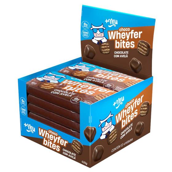 Imagem de Display Chocowheyfer Bites +Mu  Chocolate com Avelã