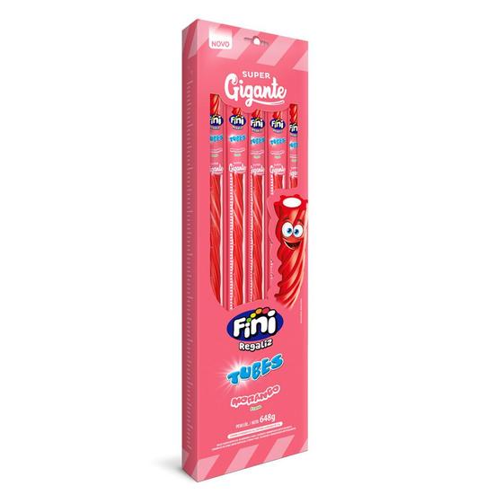 Imagem de Display com 24un de Balas Tubes Morango 27g - Fini