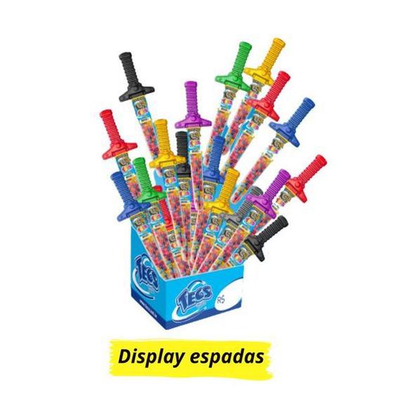 Imagem de Display com Balinhas no Tubo com Espadinha Infantil Vem 30Un