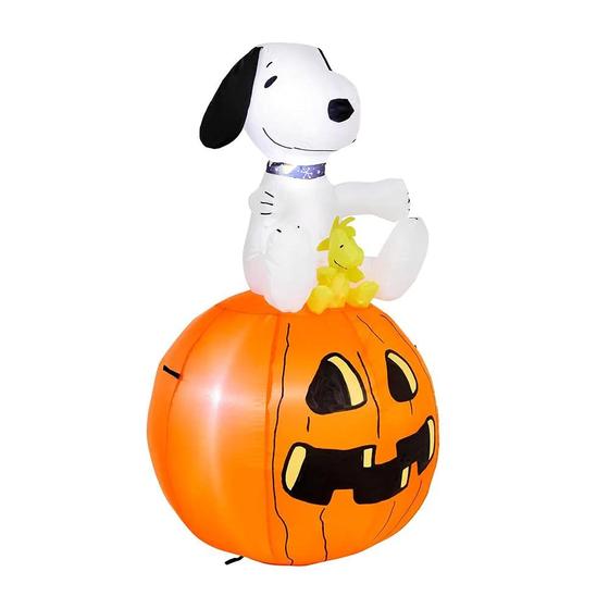 Imagem de Display de jardim inflável Gemmy Industries Halloween Peanuts