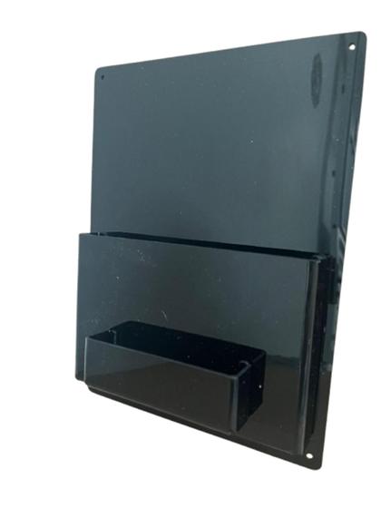 Imagem de Display Folder A4 (21x30) Preto Acrílico Porta Cartão Parede