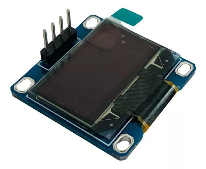 Imagem de Display Grafico OLED 0.96" I2C 128x64 Azul e Amarelo 4 Pinos para Arduino