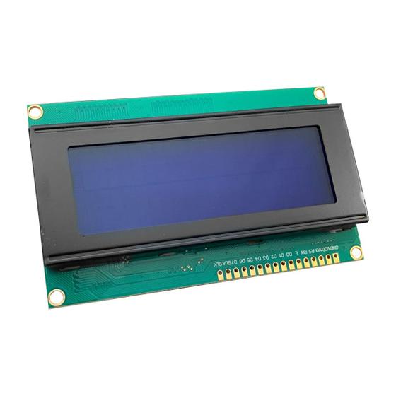 Imagem de Display Lcd 20X4 Blacklight Azul Arduino