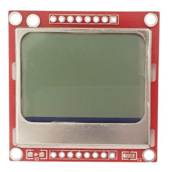 Imagem de Display lcd gráfico 84x84 pixels - nokia 5110 * vermelho