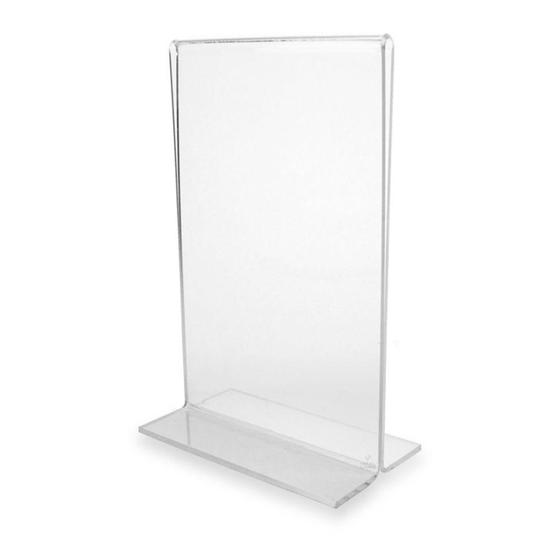 Display Mesa 10x15cm Acrílico Kit 5 Peças Expositor Vertical - Visual Laser Menor preço em Display Mesa 10x15cm Acrílico Kit 5 Peças Expositor Vertical - Visual Laser