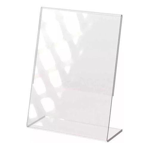 Imagem de Display mesa toten acrílico A6 L 10x15 placa pix 3 un
