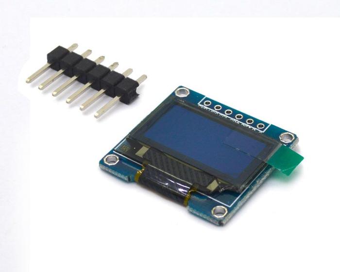 Imagem de Display OLED 128X64 0.96 Polegadas SPI0 Azul e Amarelo Compatível com Arduino - GC-87