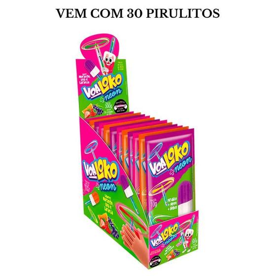 Imagem de Display Pirulito Brinquedo Voador Sacolinha Aniversário 30Un