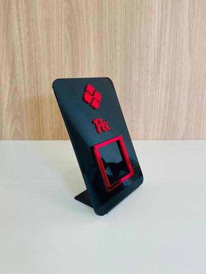 Imagem de Display / Placa pix para qr code pagamento balcão