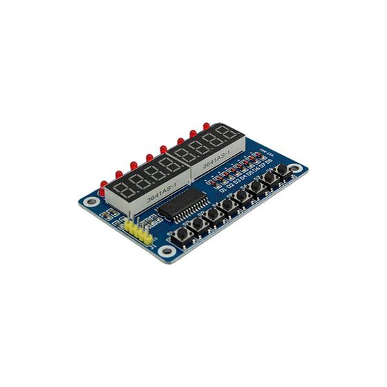 Imagem de Display Tm1638 7 Segmentos 8x7 Keyled Key-led - RoXo