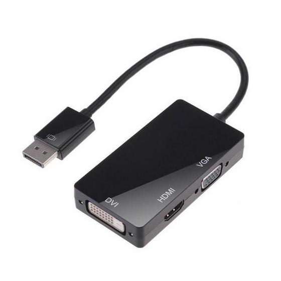 Imagem de Displayport X Dvi/Hdmi/Vga Cabo Adaptador Conversor 3X1