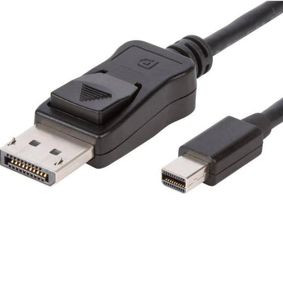 Displayport x Mini Displayport 1,8m Cabo Adaptador Menor preço em Displayport x Mini Displayport 1,8m Cabo Adaptador