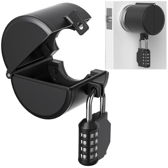 Imagem de Dispositivo de bloqueio de maçaneta de porta AST Security com cadeado combinado