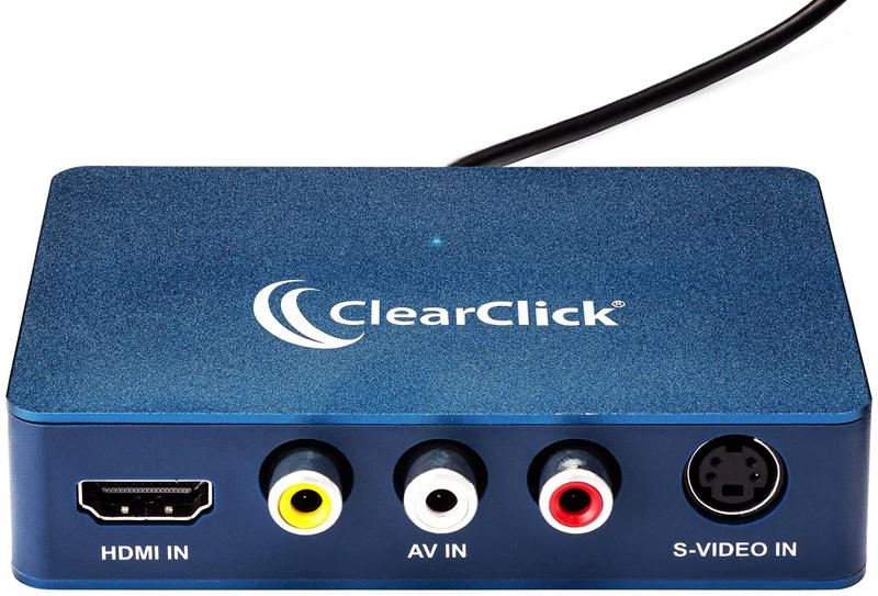 Imagem de Dispositivo de captura de vídeo ClearClick Video2USB 1080P HDMI/AV/S-Video