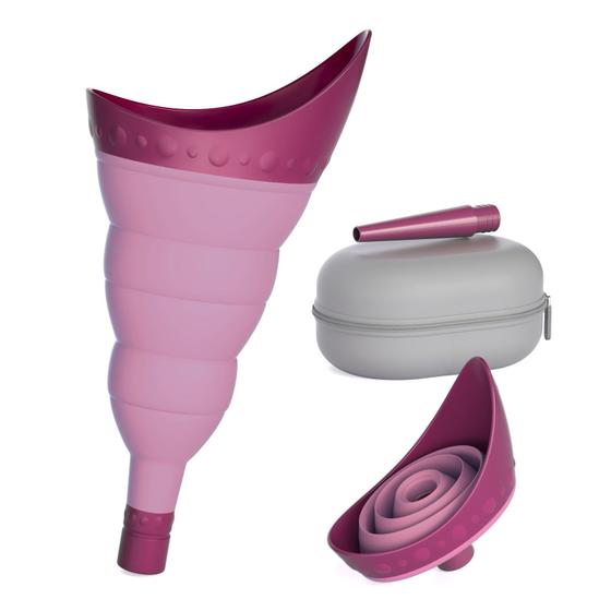 Imagem de Dispositivo de mictório feminino portátil TRIPTIPS Pee Conch Dobrável