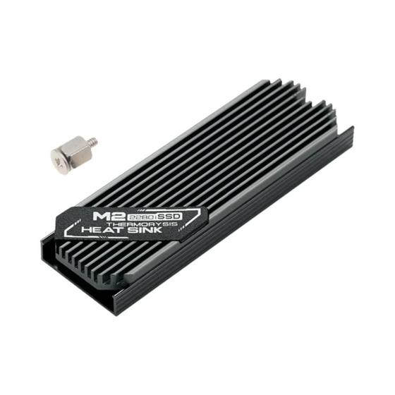 Imagem de Dissipador de Calor Jonsbo para SSD M.2 2280 NVMe - com Junta de Alumínio e Pad Térmico de Silicone