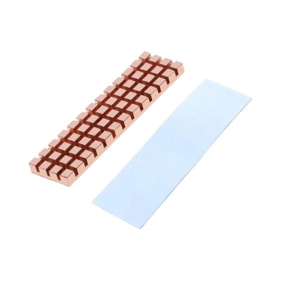 Imagem de Dissipador De Calor M.2 2280 NVME SSD Com Almofada Térmica Radiador De Cobre Para Acessório