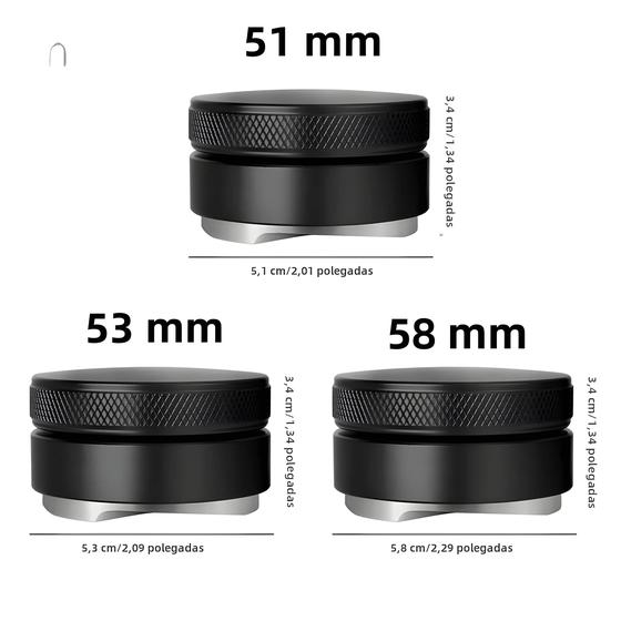 Imagem de Distribuidor de Café Expresso Ajustável com 3 Inclinações - Serve para Porta-Filtros de 51mm