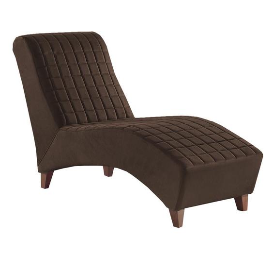 Imagem de Divã Longue Chaise Pés Madeira Freud Zari