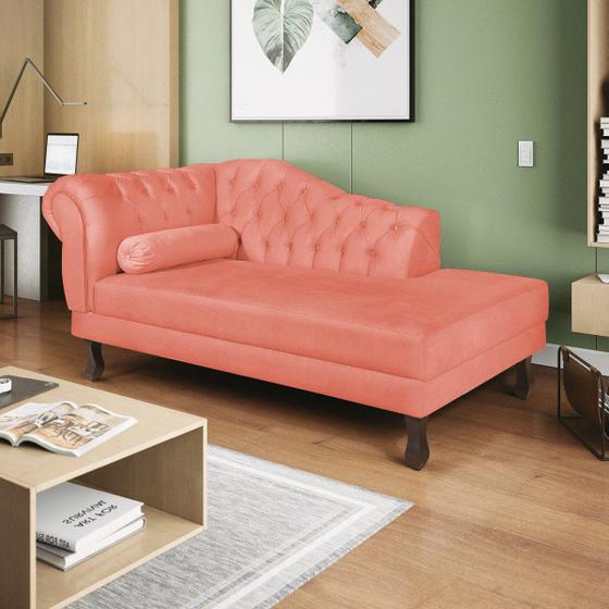 Imagem de Diva Recamier Diana 130cm Lado Direito Suede - ADJ Decor