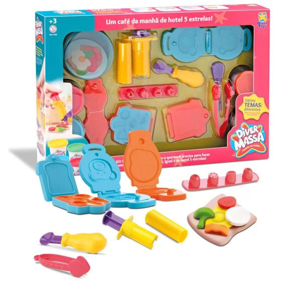 Imagem de Diver Massa - Kit Café Da Manhã Com Acessórios - Divertoys