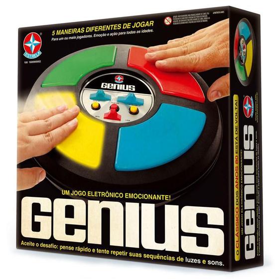 Imagem de Divertido Jogo Genius Com Som e Luz Brinquedo Estrela