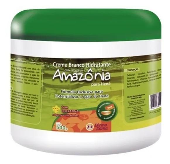 Imagem de Divina Dama Amazonia Creme Branco 500gr Hidratacao Hene Incolor