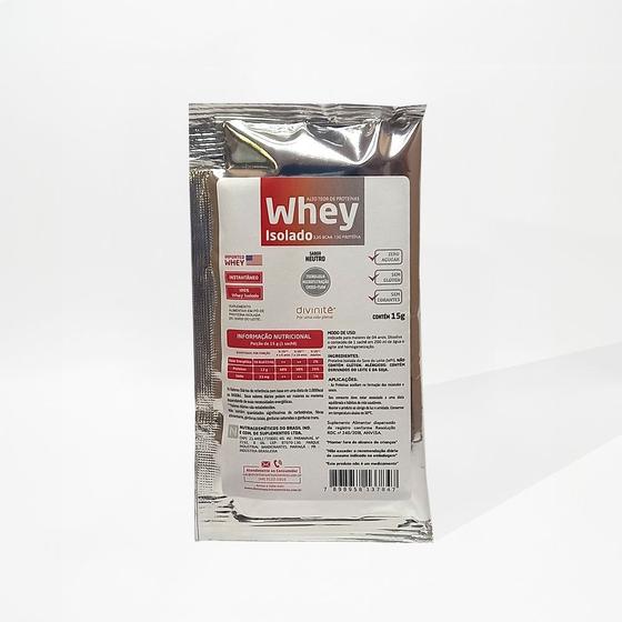 Imagem de Divinite whey isolado neutro sache 15g 