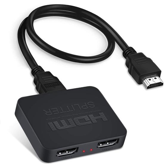 Imagem de Divisor HDMI 1x2 4K@60Hz com Áudio - HDMI 2.0b