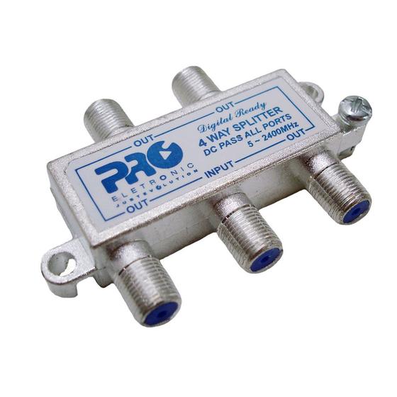 Imagem de Divisor Proeletronic PQDV-1023B 1:3 CATV 1GHZ 130DB