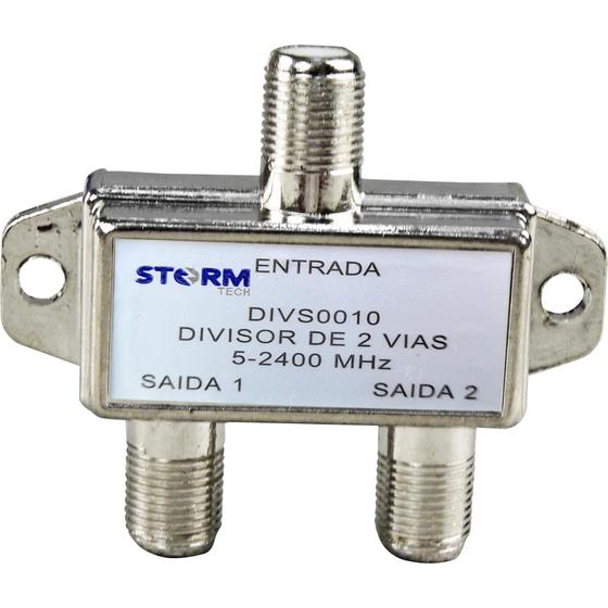 Imagem de Divisor Satélite 1/2 5-2400 MHz Storm - DEZ / 10